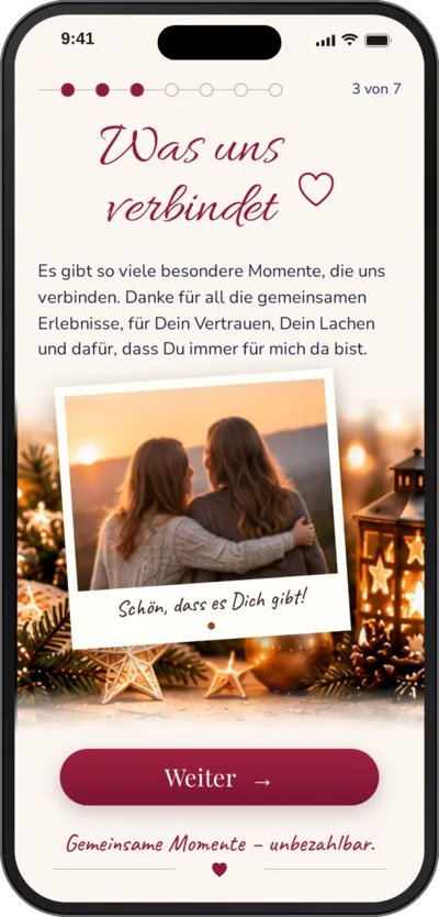 Szene 3 von 7: Gemeinsame Fotos
